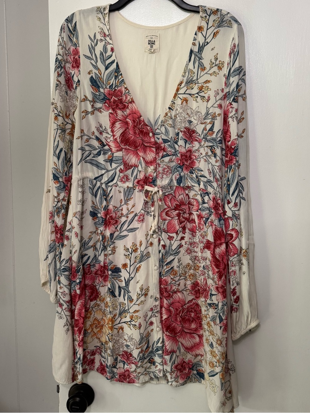 Billabong Floral Boho Dress Women’s Medium